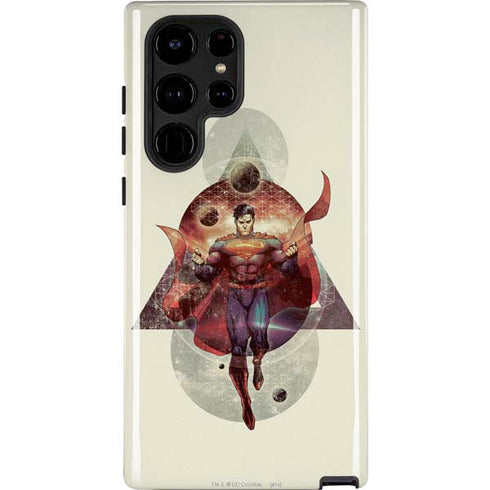 DC Comics Superman Galaxy Flying Galaxy S25 Ultra Impact Case